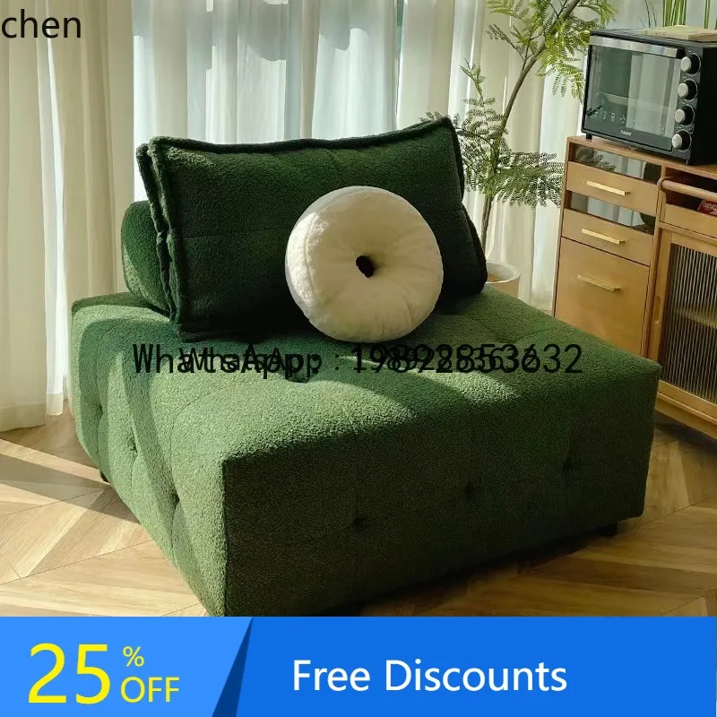 

x1 Leisure Folding Dual-use Sofa Bed for Guest Apartment, Nap Balcony Fabric Sofa home accessories luxury home decor