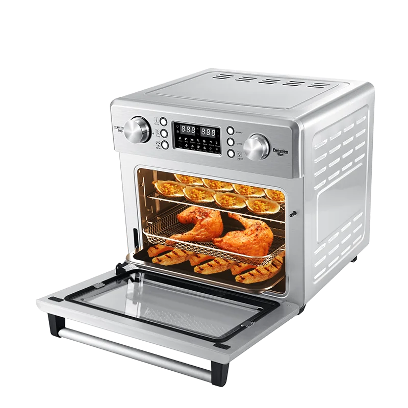 Rolling Function Baking Food air fryer wifi electric for toaster Chicken Turkey big air frye with oil tray