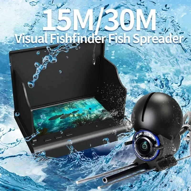 

Underwater Fishing Camera 1080P HD 4.3 Inch Handheld LCD Ice Fishing Finder For Boat Kayak Sea Fishing With 5000amh Battery