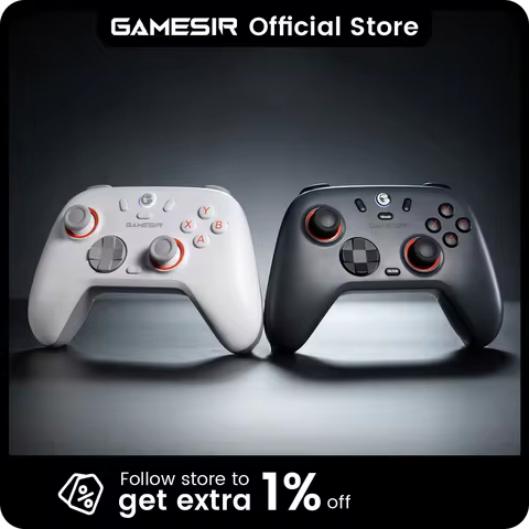 GameSir Nova Lite 2 Controlador de interruptor sem fio Bluetooth Gamepad com efeito Hall para Nintendo Switch, iPhone, Android, PC