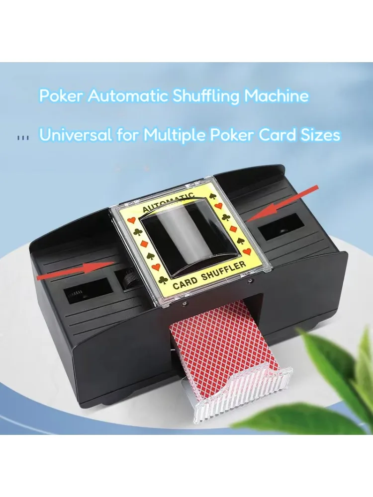 MĂ©langeur de cartes multi-jeux automatique pour Texas Hold'em, Poker chinois, loup-garou, rĂ©unions de famille, Machine Ă mĂ©langer pour jeux de fĂȘte
