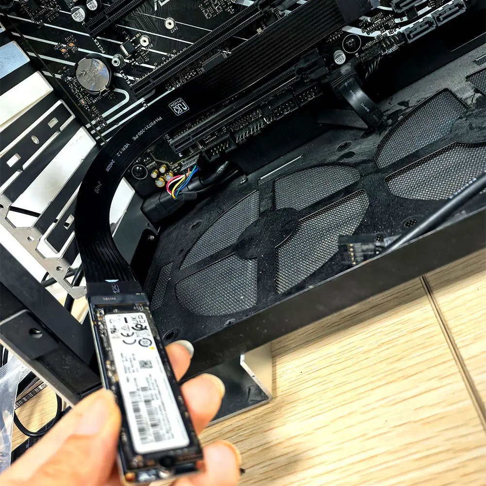 M.2 NVME NGFF M-Key SSD Extension Cable Solid Drive Riser Card (Model A)