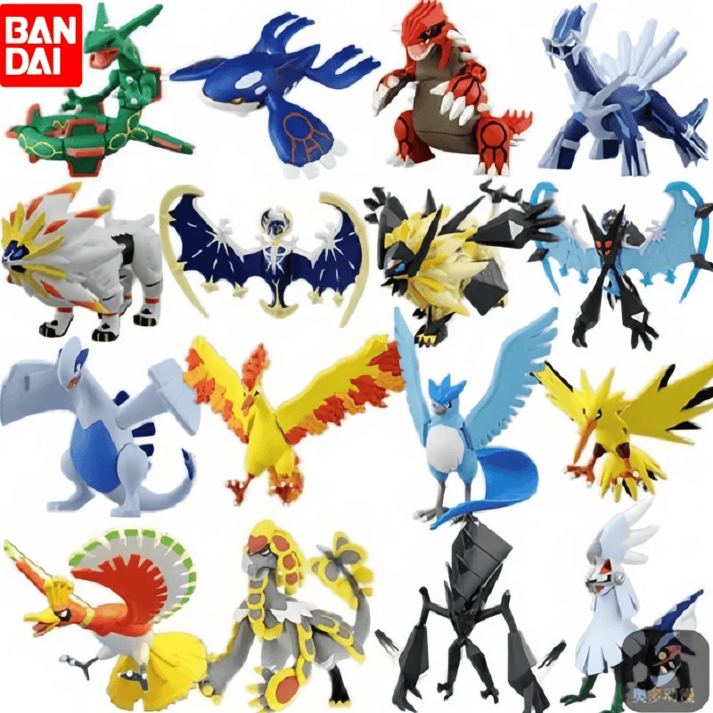 Original Bandai Pokemon Modell Kit Schnell Anime Pikachu Charmander Mew Eevee Action Figure Montage Modell Spielzeug Für Kinder Geschenke