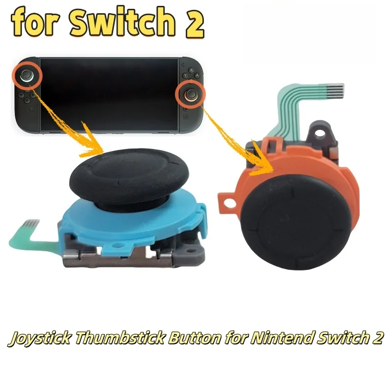 

For Nintend Switch 2 Replacement For NS2 Original Gamepad Joy Con 3D Analog Joystick Thumbstick Button Thumb Stick Controller
