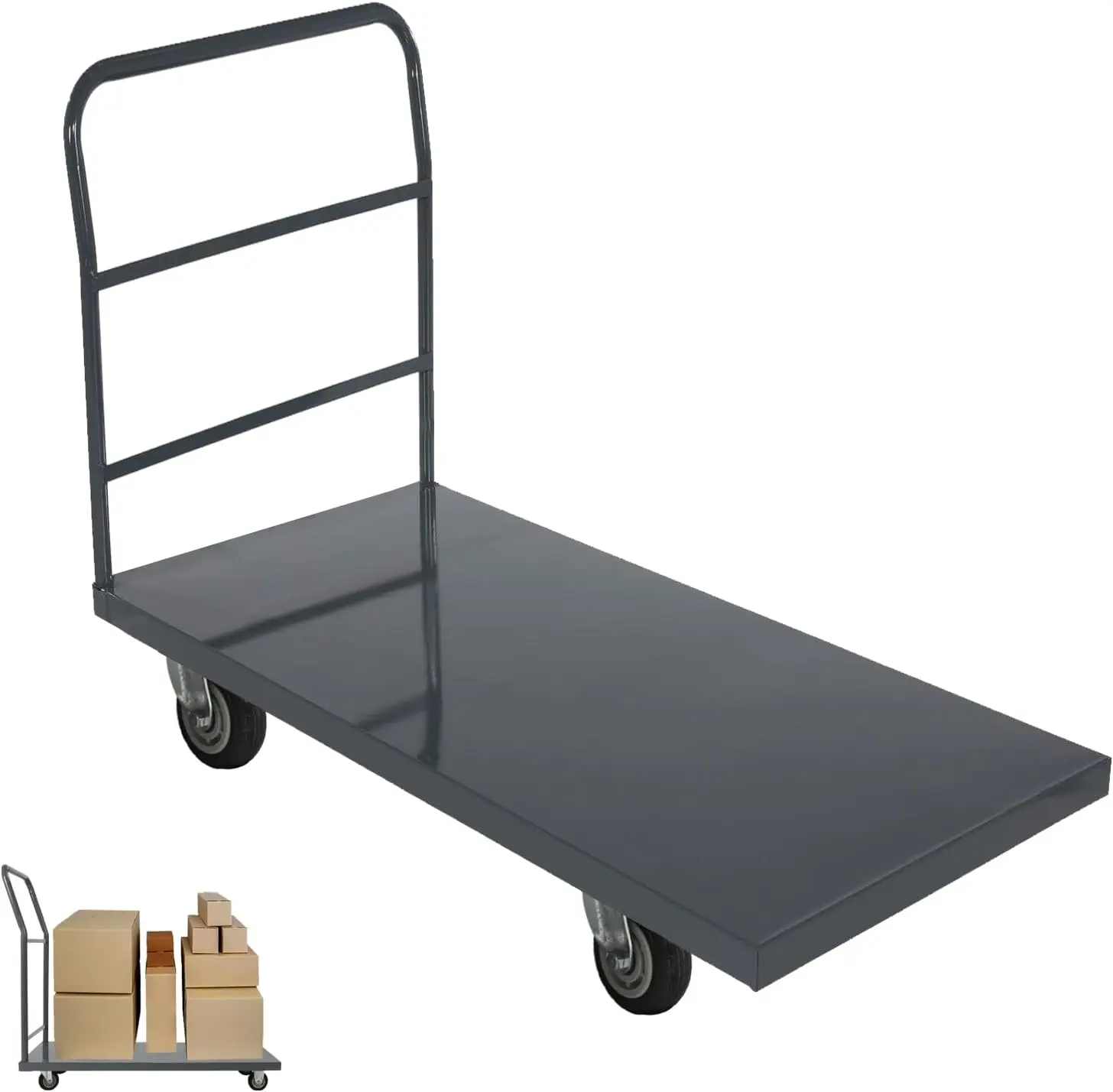 Duty Platform Truck Moving Flatbed Cart, 24