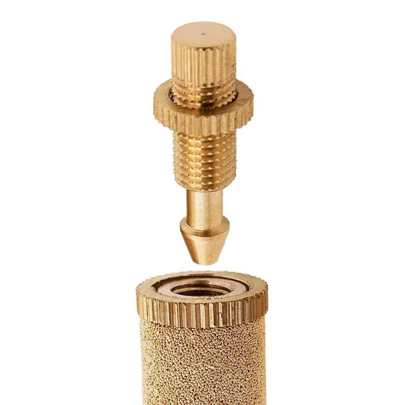 3/8 بوصة NPT تفريغ/تأهل/كاتم الصوت صمام التحكم في التدفق للتعليق (4-حزمة) VXA4038-4AB13