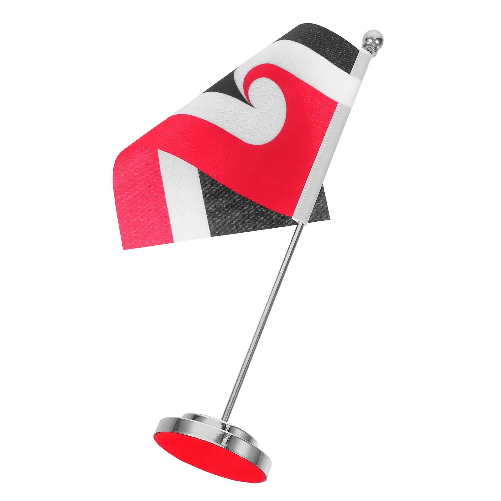 

Mini Desk Compact Polyester Table Design Easy Install Clean For Restaurant Hotel Office Desktop Display National Flag