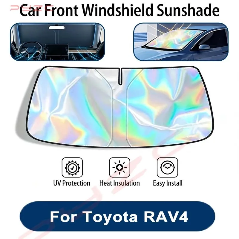 For Toyota RAV4 2019-2026 Car Windshield Sunshade Cover Front Window Sun Shade Visor Auto Interior UV Protection