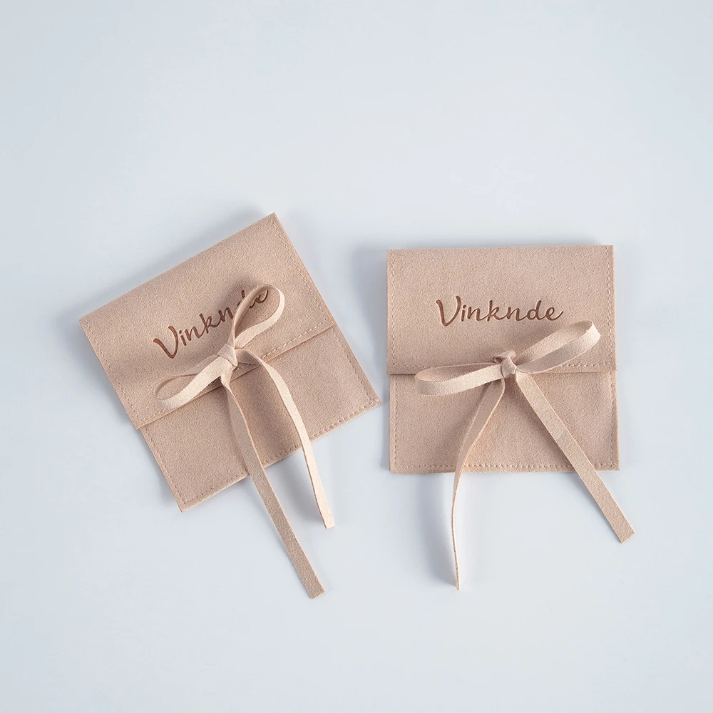 bolsas para joya Custom Jewellery Bag Jewelry Rings Earrings Packaging Organizer Bags Velvet Small Microfiber Pouch with Logo