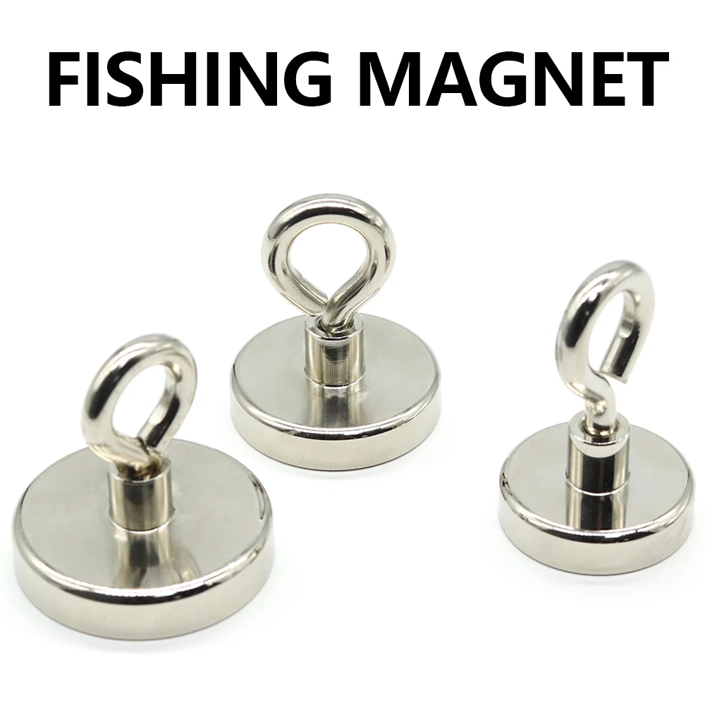 

N52 Super Strong Neodymium Fishing Magnets Hooks Salvage Magnets Neodymium Magnet Searcher Powerful Neodymium Magnet for Fishing