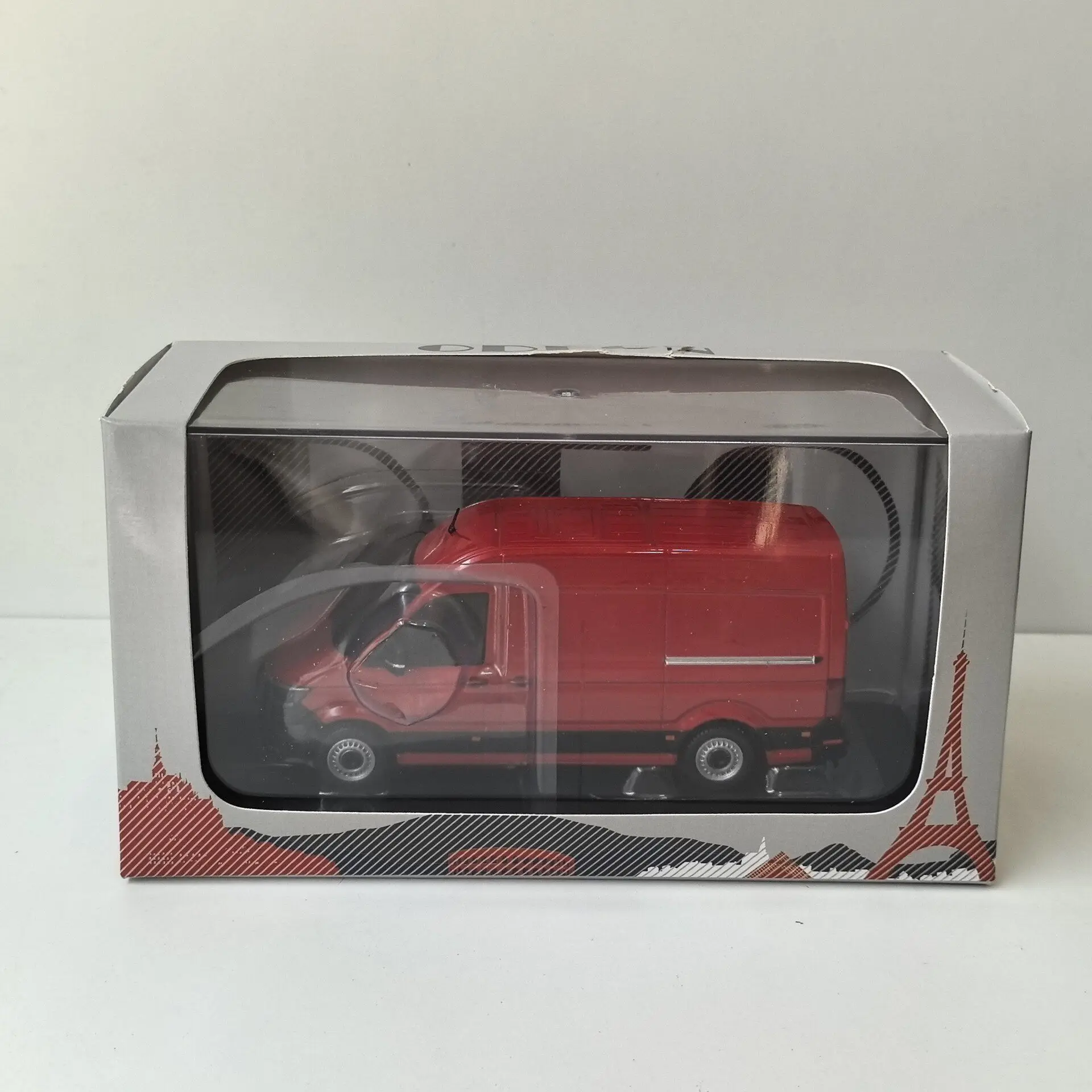 Box Cracking Diecast ODION 1/43 Scale VW CRAFTER L2H2 Fire Command Vehicle 42 Alloy Car Model