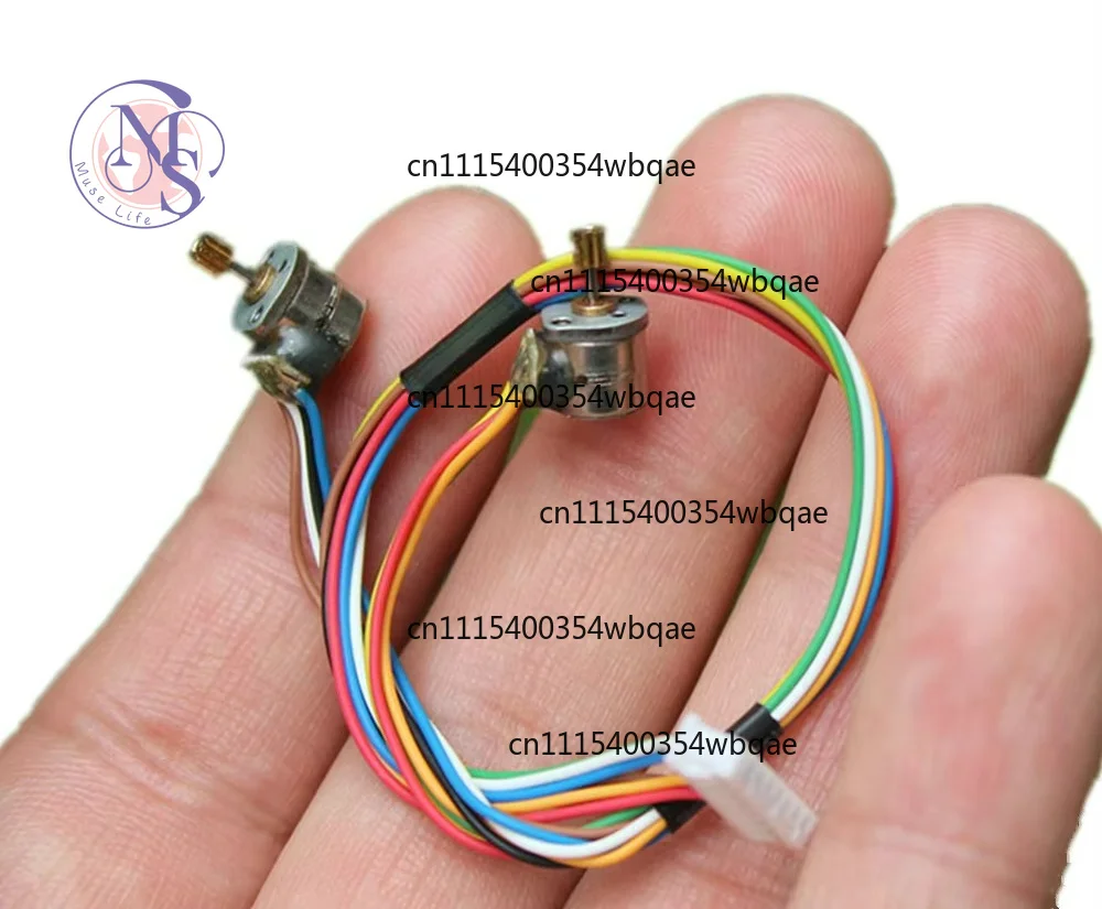 ZOCI- 10PCS/LOT 6mm Micro Stepper Motor With Gear Two Phase Four Wire Stepping Motor