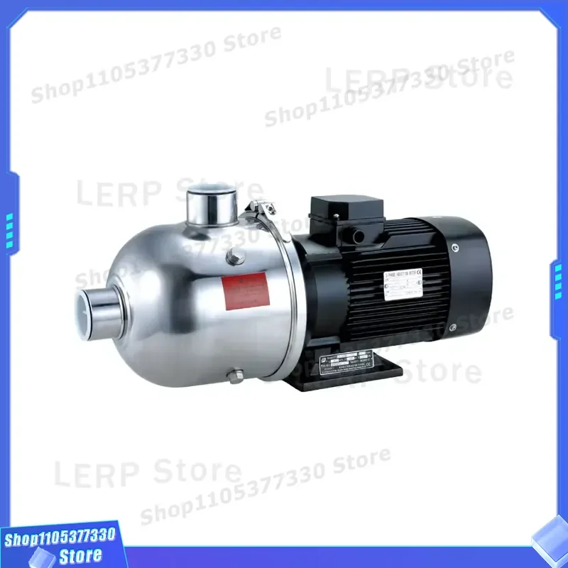 2HP 1.5kw Horizontal Multistage Centrifugal Pump High Pressure 304 Stainless Steel Food Grade Water Pump Light Duty 60Hz