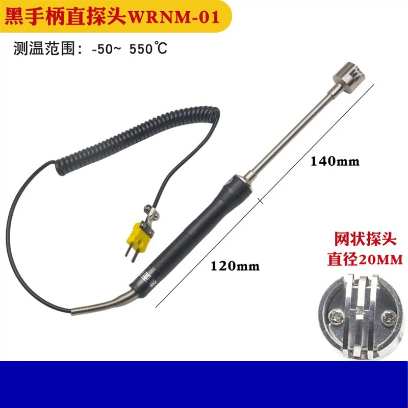 � K-Typ Handheld-Oberflächen-Thermoelement-Sonde Hochtemperatur-Thermoelement-Temperatursensor Thermoelement WRNM-020 WRNM-038 WRNM-39 – Detail 8
