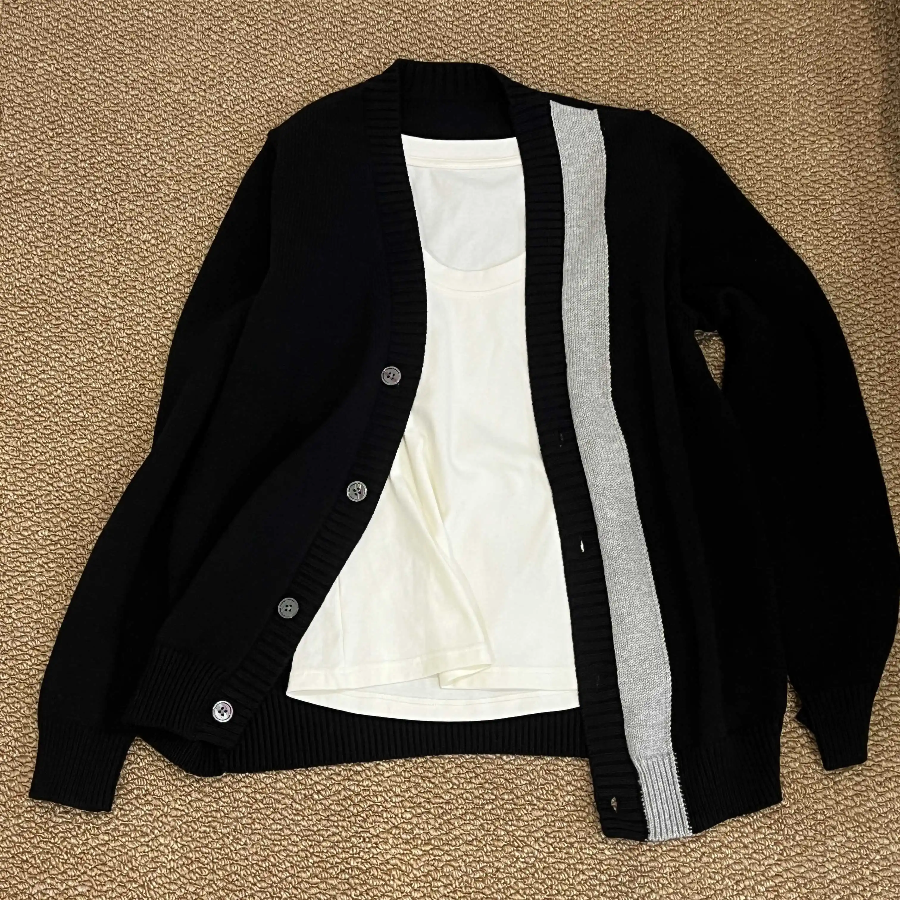 

Game Love and Deepspace Zayne Anime Unisex Knit Sweater Cardigan Coat Role Clothing Clothes Cospaly Daily Coat Xmas gift