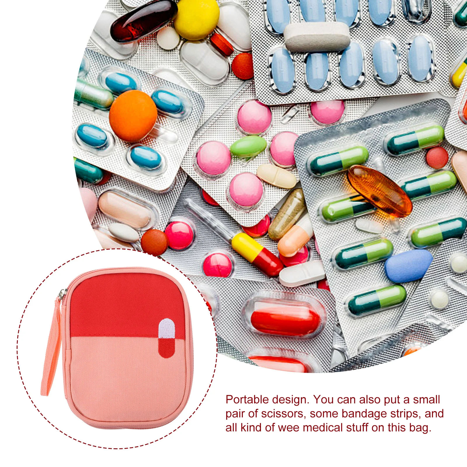 

Сумка для первой помощи, портативная ручная сумка для мелочей, бытовой держатель для хранения, дорожный органайзер для первой помощи, сумка для кормления