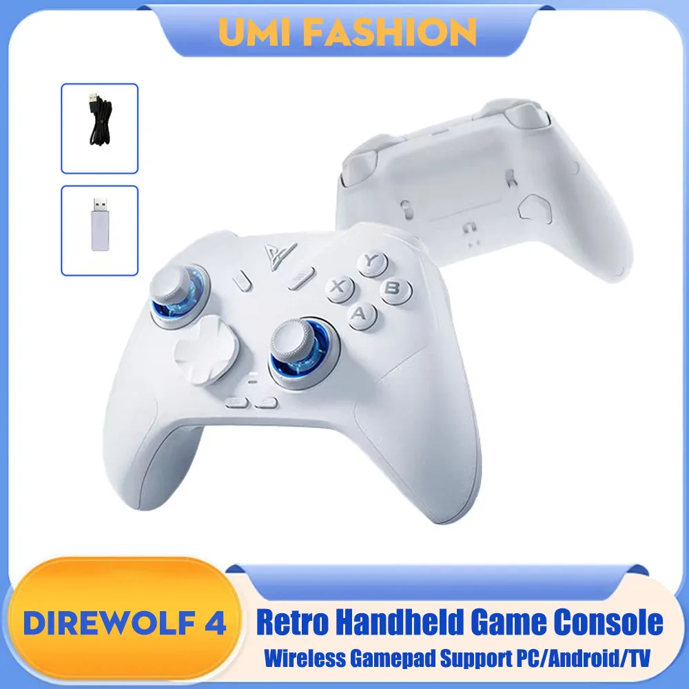 

Direwolf 4 Game Controller Support PC/Switch/Android/iOS Forceswitch Triggers 2.0 1000Hz Polling Rate 6Axis Gyro Gamepad