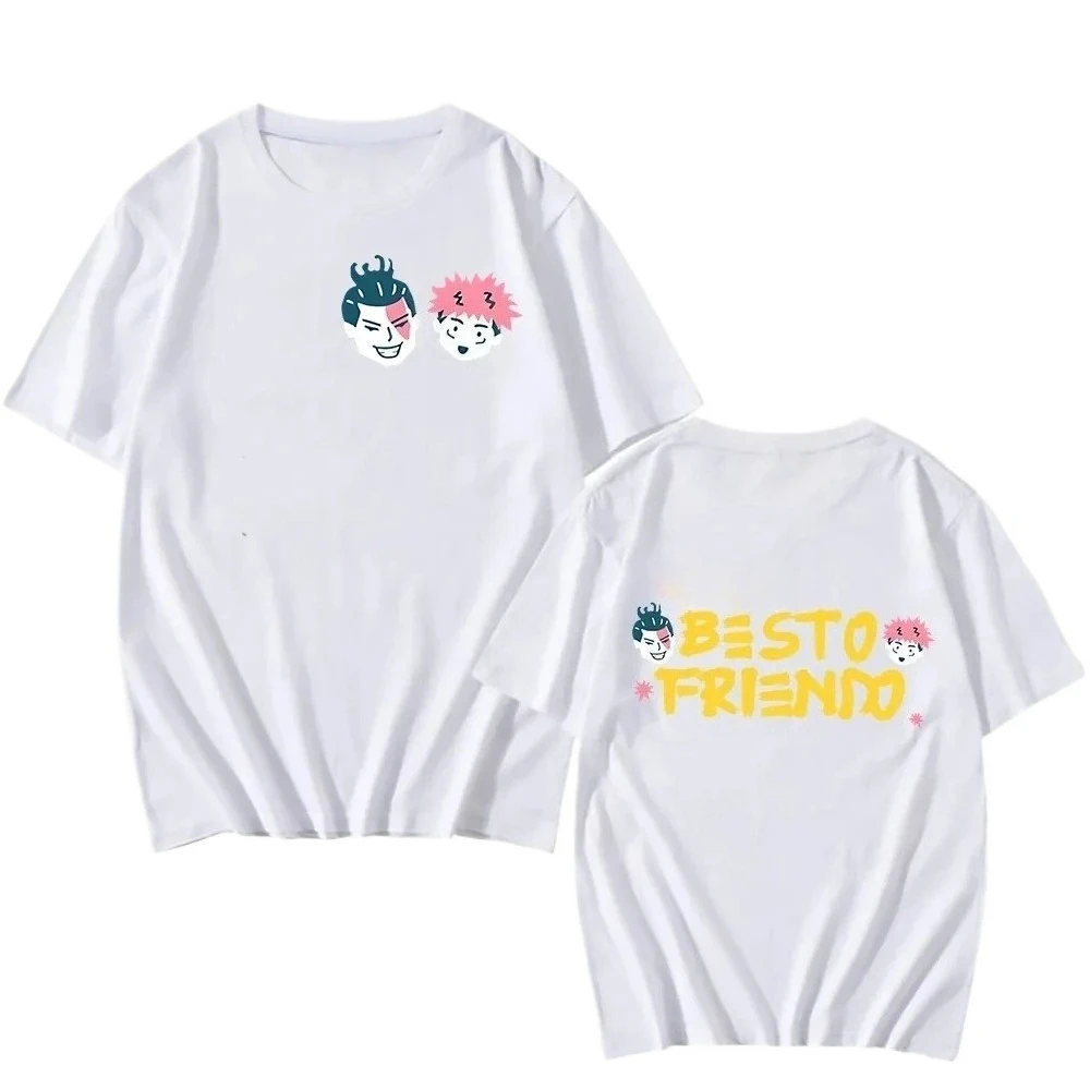 Camiseta Besto Friendo Itadori Yuji Aoi Toudou, camiseta con estampado de Anime, camisetas de verano para hombres y mujeres, Top transpirable japonés Jujutsu Kaisen