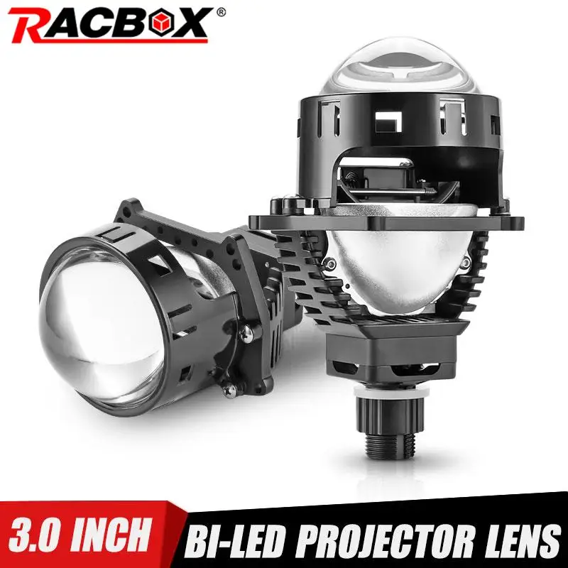 3.0 inch Bi-led Lens Projector Lenses For Headlight H4 H7 9005 9006 HB3 HB4 LED Lamps Universal Car Lights Accessories Retrofit