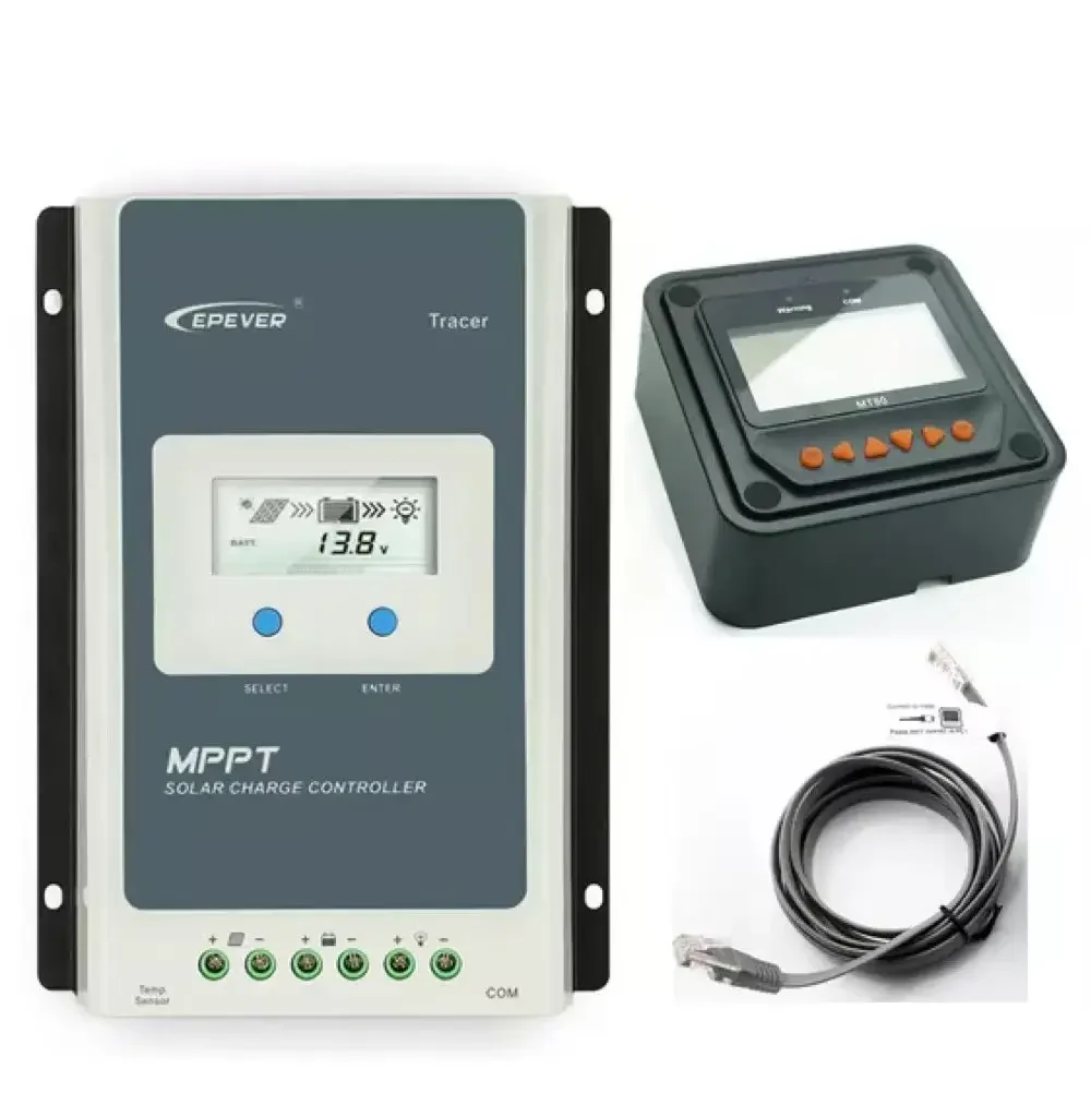 

EPever 10A 20A 30A 40A MPPT Solar Charge Controller Tracer3201A Solar Controller