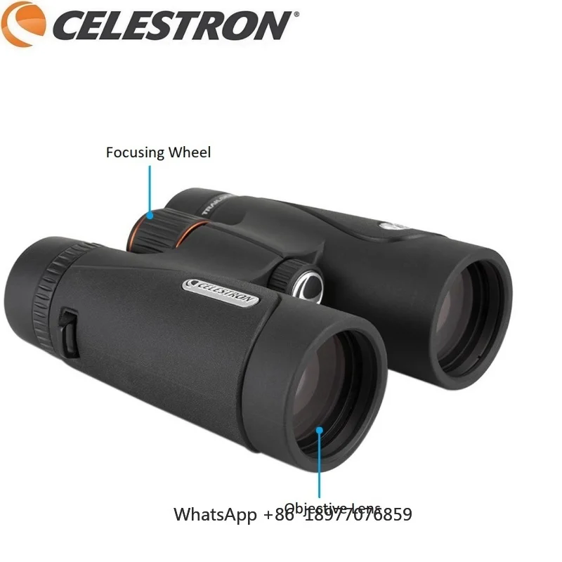 Celestron Trailseeker 10x42/8x42 ED Binoculars High-Index BAK4 Prism Di-Electric Phase-Correcting Coating For Hunters And Boater