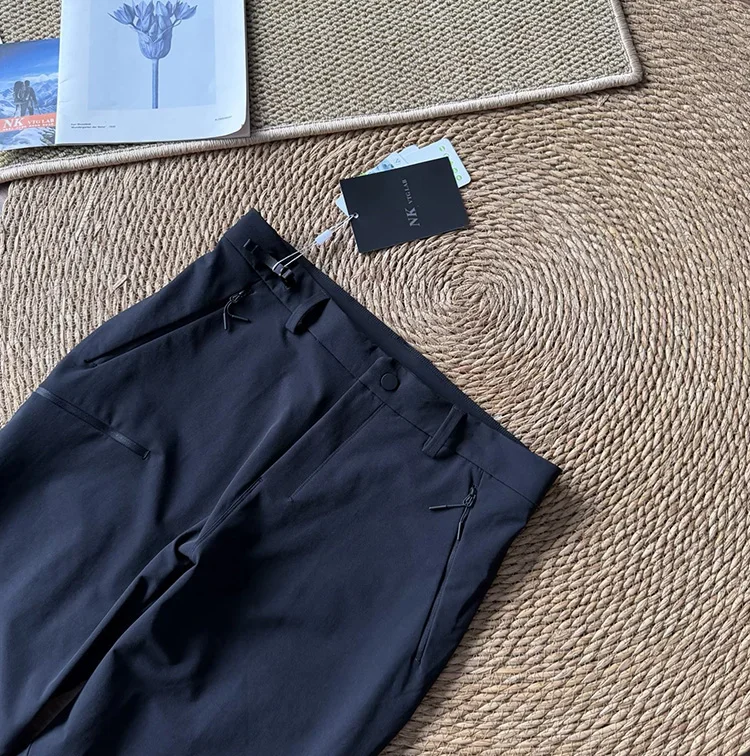 Winddichte Outdoor-Hose mit geradem Bein für Herren – Robuste Freizeithose zum Wandern, für den Arbeitsweg und den täglichen Gebrauch – Detail 5