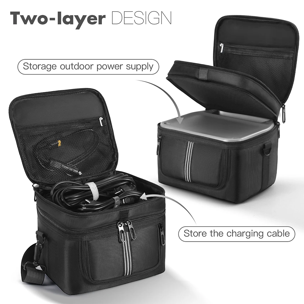 Carrying Case for Ecoflow River 2 Pro/Max Portable Power Station Bag Storage Case Waterproof for Ecoflow River 3/3 Plus