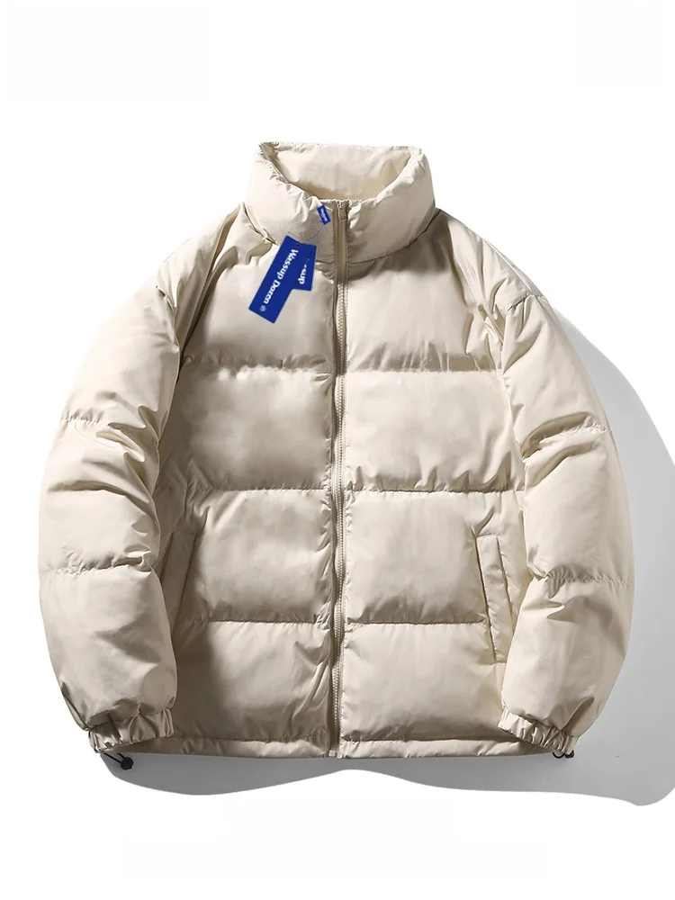 

Мужская пуховая куртка Wassup Dozen с капюшоном, повседневная, модная, свободного кроя, в уличном стиле, из полиэфирного волокна, теплая, ветрозащитная, на молнии