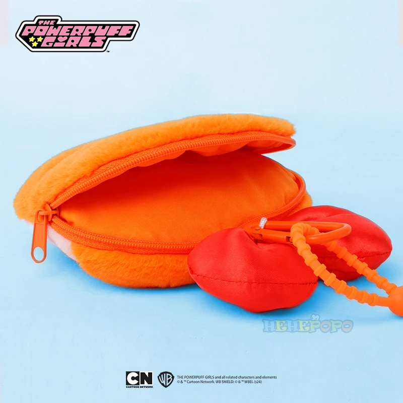 กระเป๋าตุ๊กตาพาวเวอร์พัฟเกิร์ล ขนาด 13 ซม. กระเป๋าสะพายเล็กน่ารักลายการ์ตูนสำหรับเด็กผู้หญิง ใส่เหรียญ ใส่หูฟัง ใส่บัตร