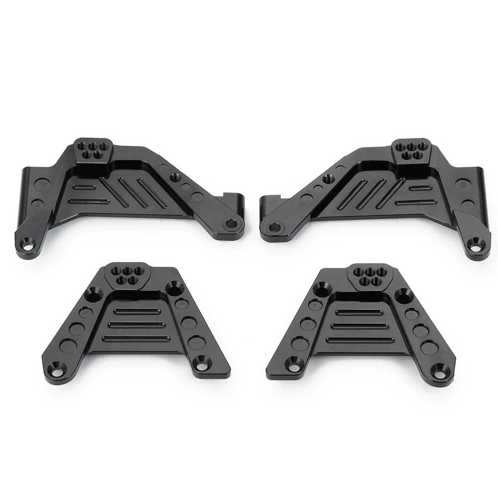 MIBIDAO Aluminum Alloy Front Rear Shock Holder Mounts for Axial SCX10 III Bronco Gladiator Wrangler Base Camp 1/10 RC Car