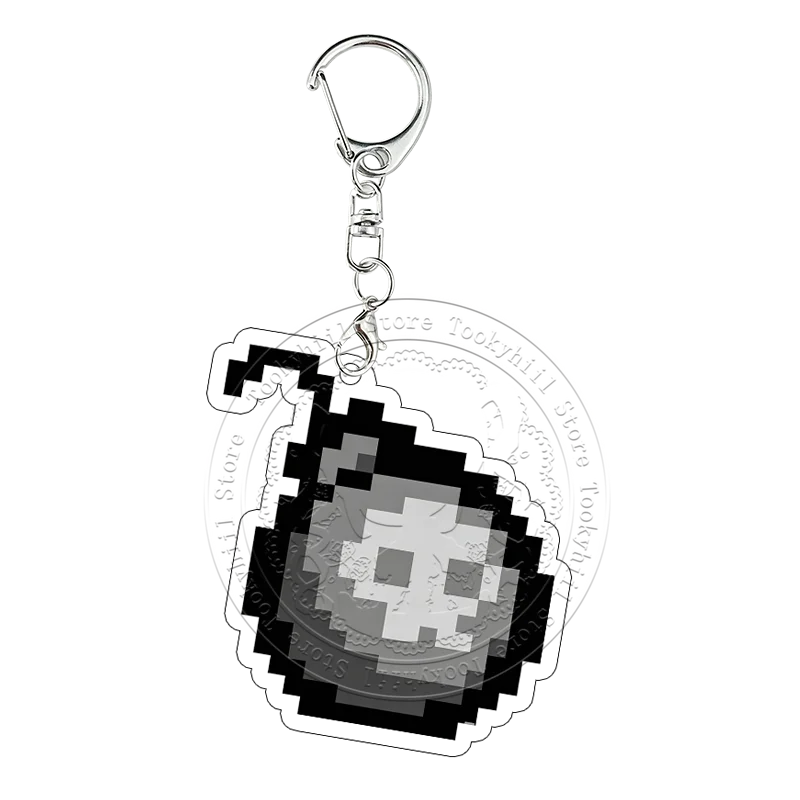 Pixel The Binding of Isaac Acryl-Schlüsselanhänger Book of Belial Samson Cain Taschenanhänger Cartoon-Spiel-Sammlung Cosplay-Schlüsselring – Detail 17