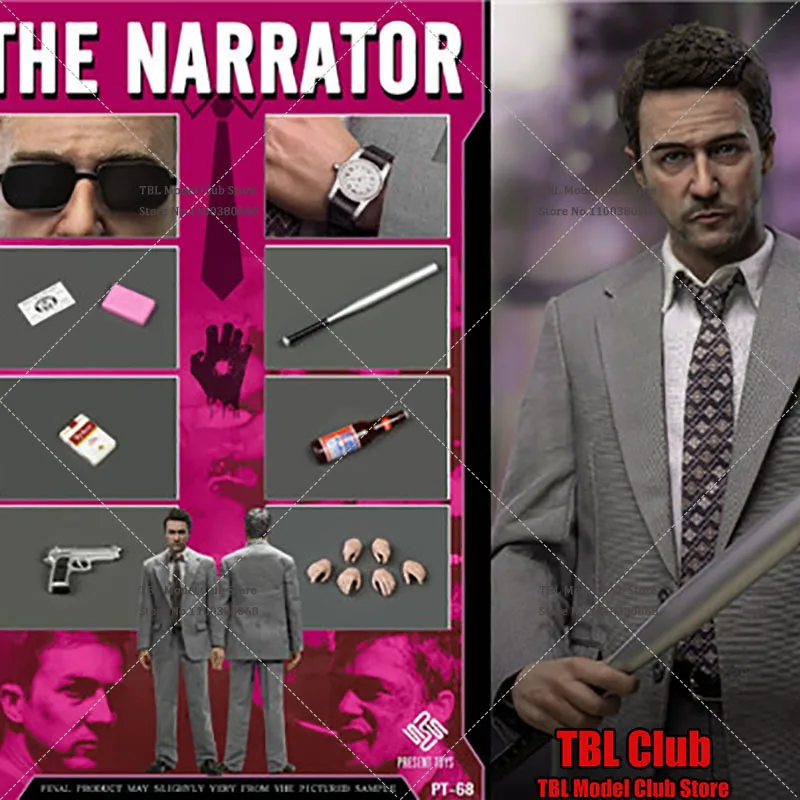 

Present Toys PT-SP68 1/6 Scale Fight Club Action Figure - Jack Edward Harrison Norton 12 Inch Full Set Male Soldier Model