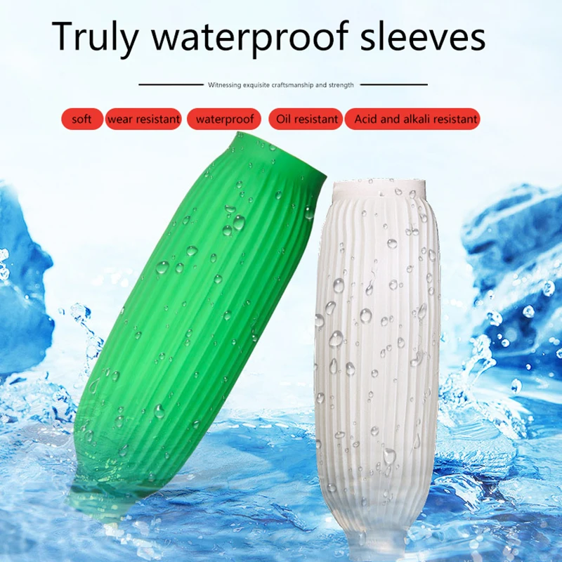 Multi-use Latex Waterproof Arm Sleeves Kitchen Home Household Housekeeping Cleaning Sleeve Cover Arm Protector