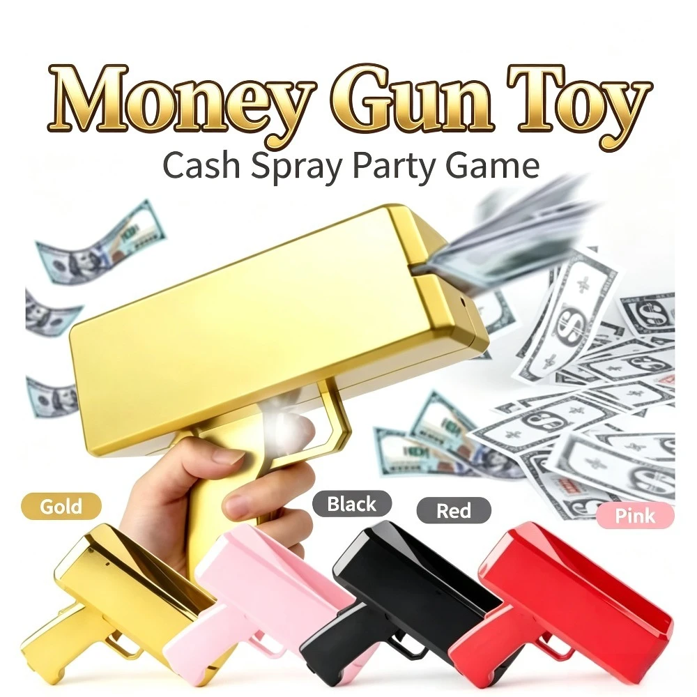 Party Games No Props - 1 Set Handheld Cash Shooter Money