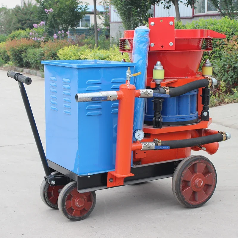 Hot sale concrete mortar spraying plastering machine shotcrete concrete latex spraying machine dry and wet shotcrete machine