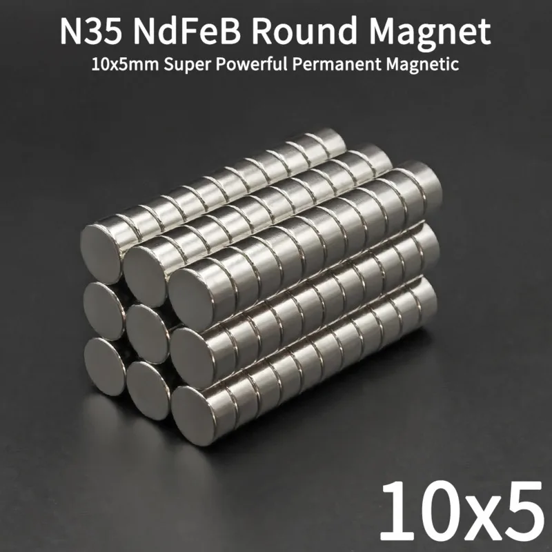 10/20/50/100Pcs 10x5 mm Neodymium Magnet 10mm x 5mm NdFeB Round Super Powerful Strong Permanent Magnetic Disc for fridge 10x5mm