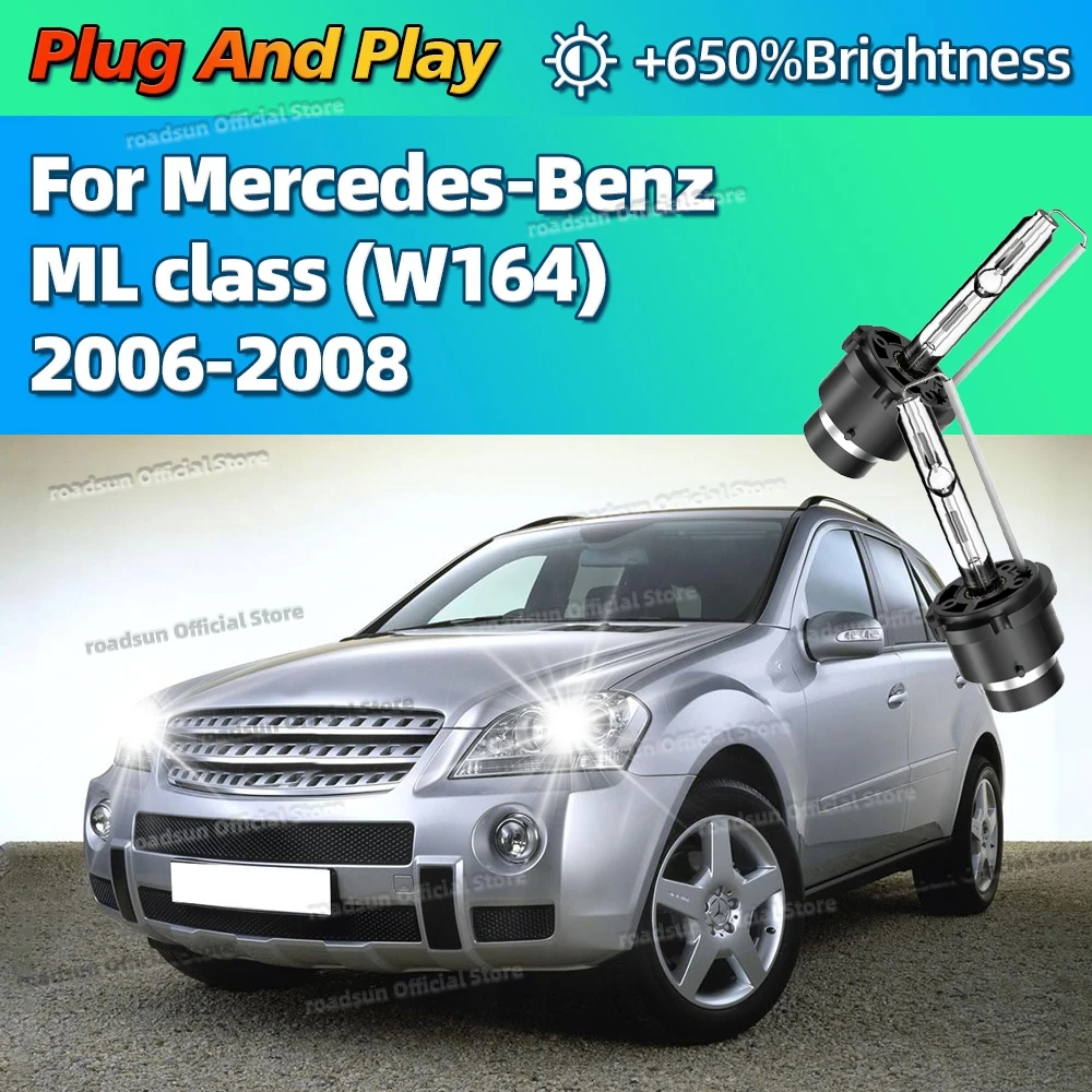 

Ксеноновые 35 Вт 6000 К белые автомобильные HID фары замена лампочек D2S для Mercedes Benz ML Class W164 2006 2007 2008