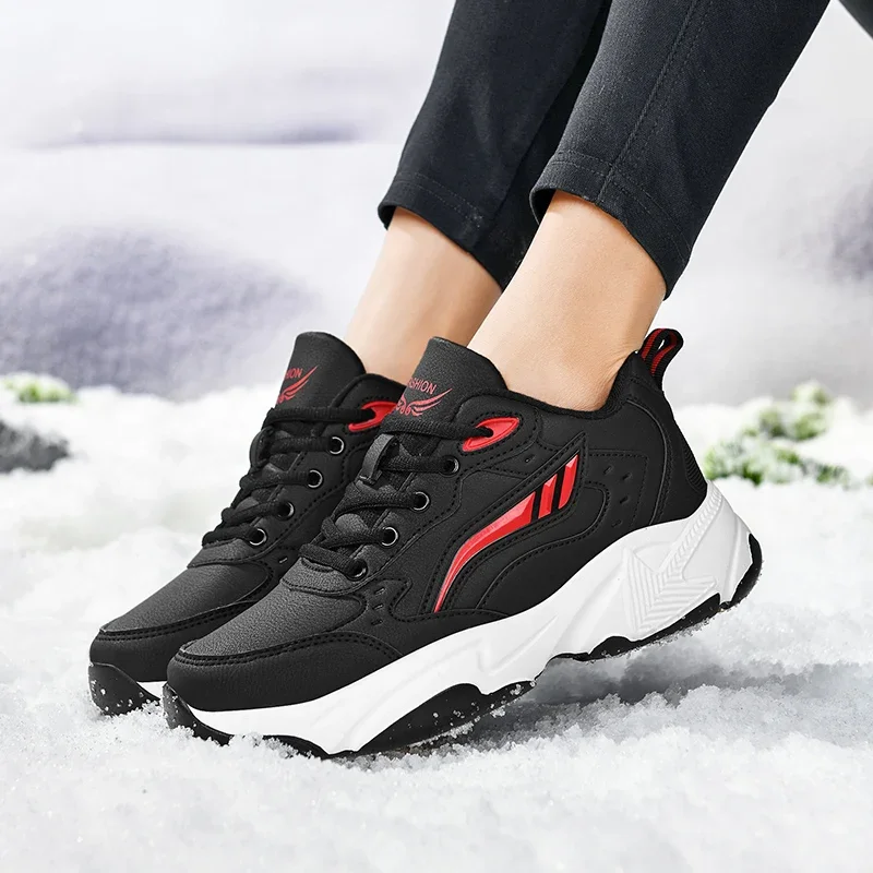 men boots 2024 New Winter Slippers Warm Men Shoes Waterproof Non-Slip Plush Sneakers Male tenis shoes Boots Men Sneakers Winter