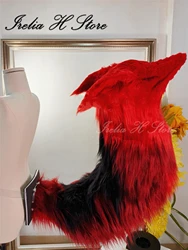 Irelia H Store Inmortal Ahri LOL Inmortal ahri tails nine tails with fox's heads Cosplay props huge tails