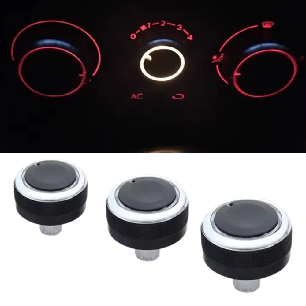 3PCS Car Air Conditioning Knobs for Volkswagen Jetta/Golf  A4 1999-2007/for bora 1999-2007 Car Air Conditioning Control Panel