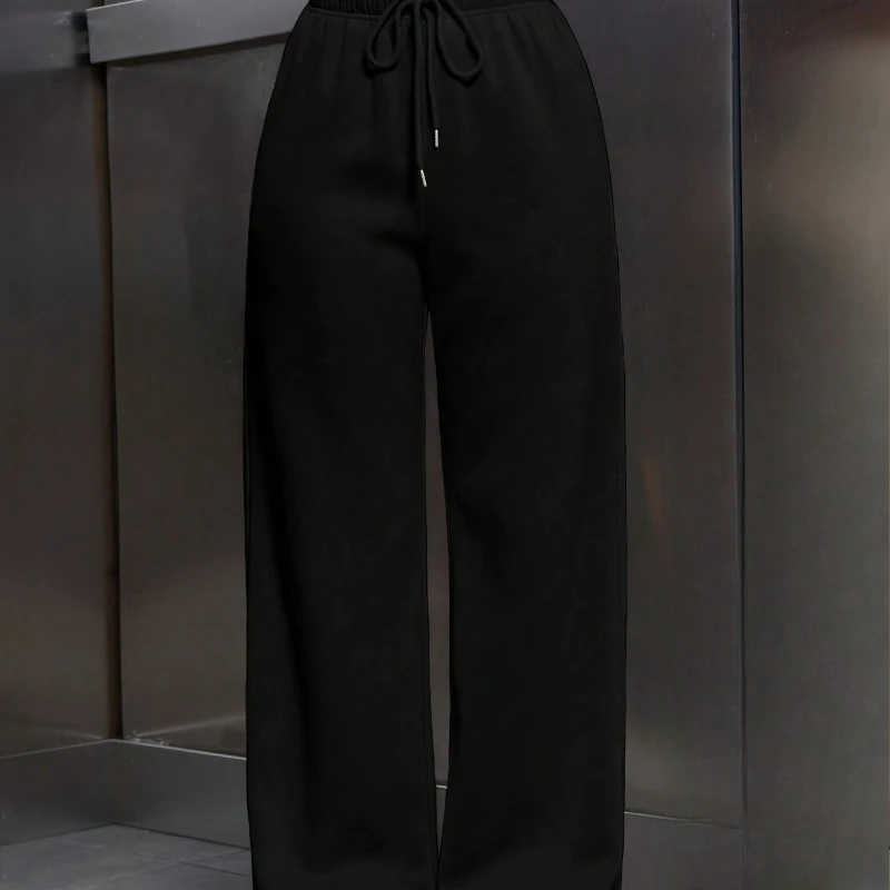 Pantalones de pierna recta de terciopelo de Color sólido de otoño e invierno para deportes casuales, adecuados tanto para hombres como ropa de calle