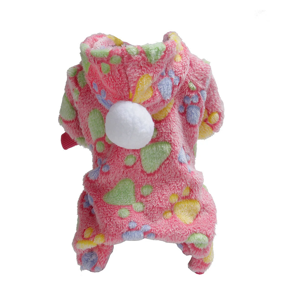 2024 Pet Dog Clothes Pajamas Cold Weather Coats Pet Four Legged Pajamas Apparel Soft Flannel Dog Jumpsuit Costume Apparel