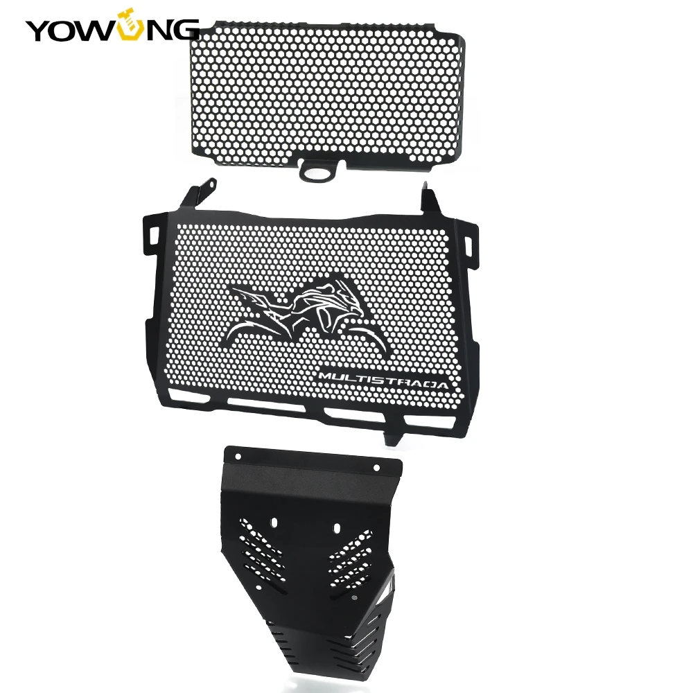 For Ducati Multistrada 1200 Pikes Peak 1200S 2015 2016 2017 Motorcycle Radiator Guard and Oil Cooler Set Motorcycle Accessories