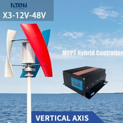 Wind Turbine Vertical Axis Permanent Maglev Generator Electric Power Generator 12V 24V 48V 5KW 8KW For Home Application