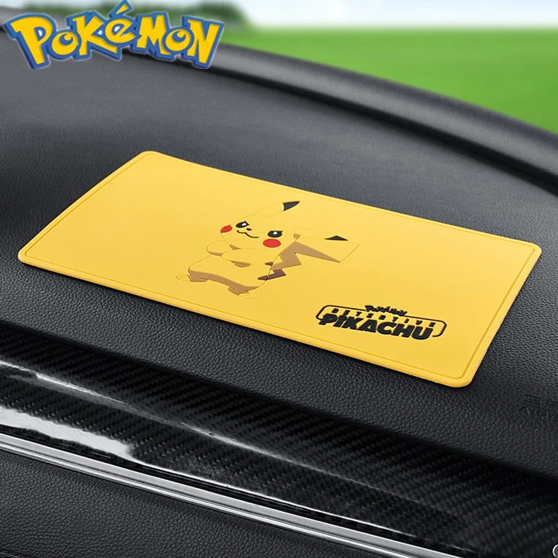 Pokemon car center console dashboard anti-slip mat Pikachu decorative phone key pad Christmas gifts around Japan anime