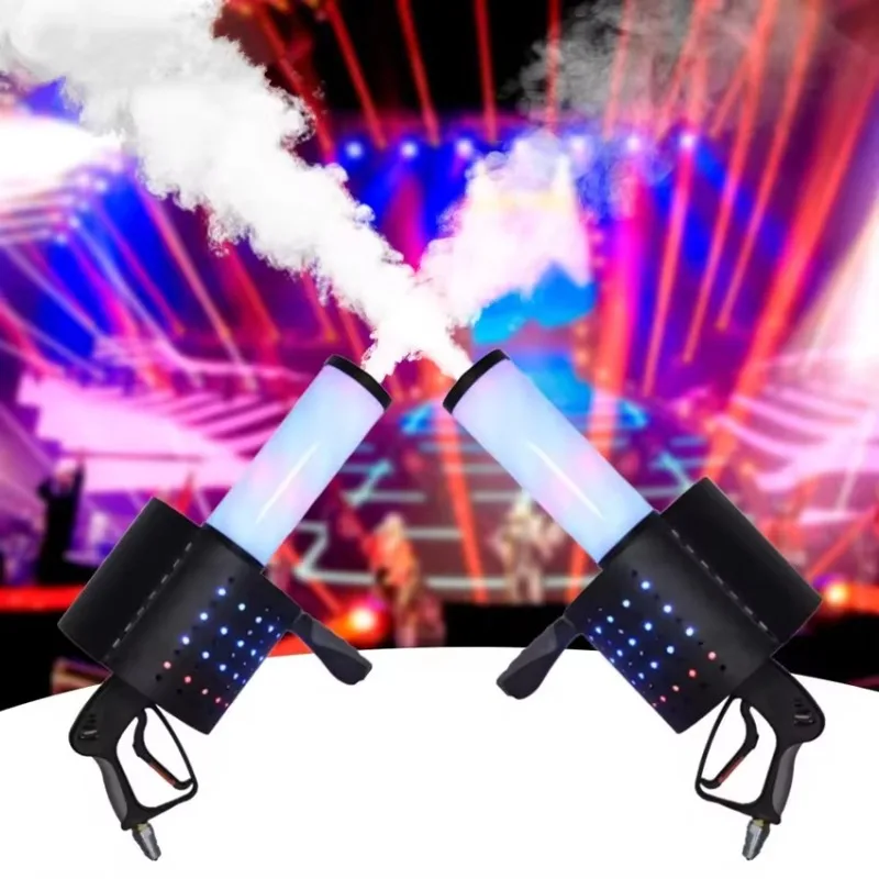 PJJ Hot Sell Co2 column paper jet fog machine led dj handheld co2 gun for bar party stage Dj equipment