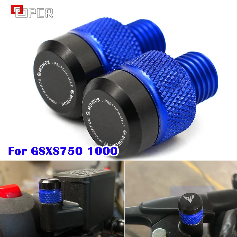 

For Suzuki GSXS 750 GSX-S 750 GSX S750 GSXS 1000 GSXS125 150 950 GSX8S Motorcycle M10*1.25 CNC Mirror Hole Plugs Bolts