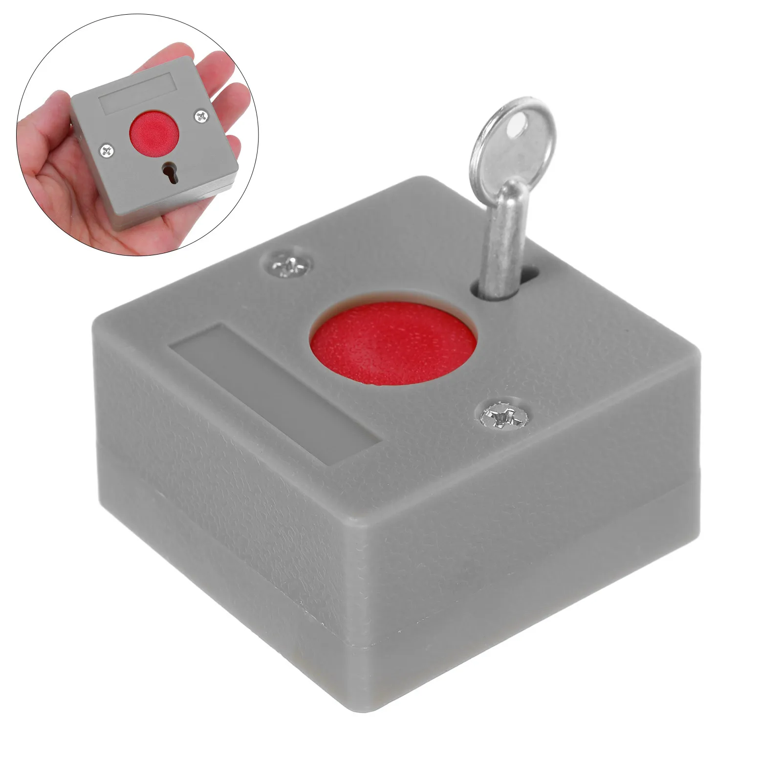 

Elderly Alarm Call Button Restroom Safety Panel Resettable Manual Emergency Switch Alert for Disabled Senior Patients