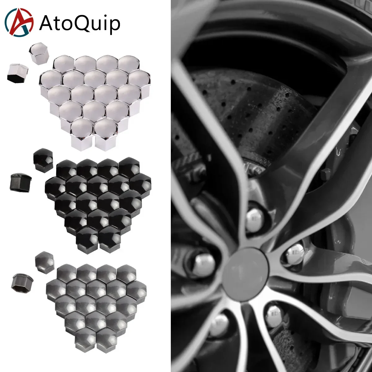 Car Tyre Nut Bolt Exterior Decoration Car Wheel Nut Caps Protection Covers Caps Anti-Rust Auto Hub Screw Cover  20Pcs 17/19/21mm