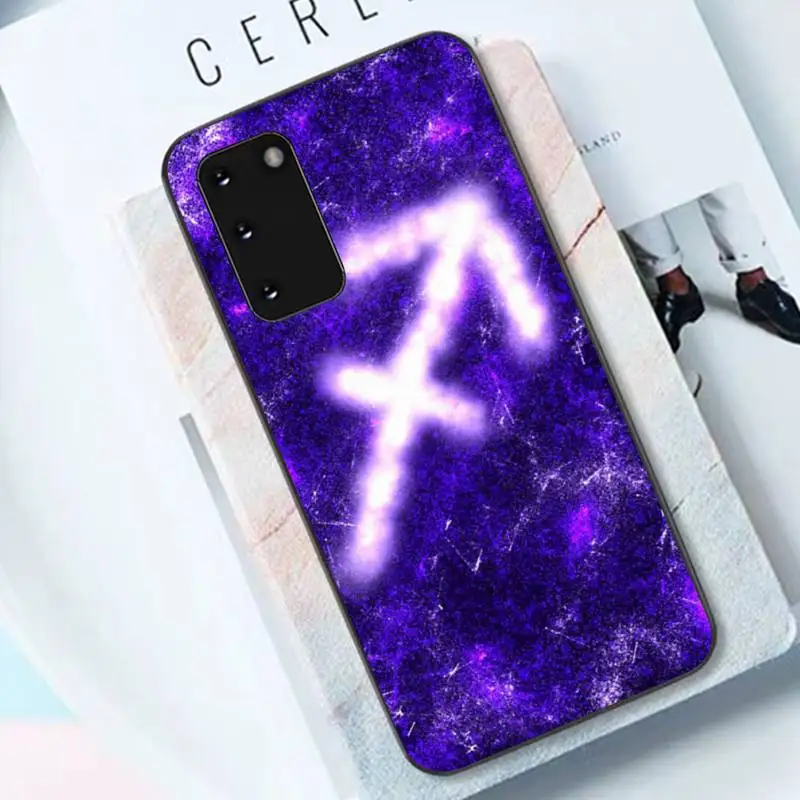 Constellation Sagittarius Phone Case for Samsung S10 21 20 9 8 plus lite S20 UlTRA 7edge